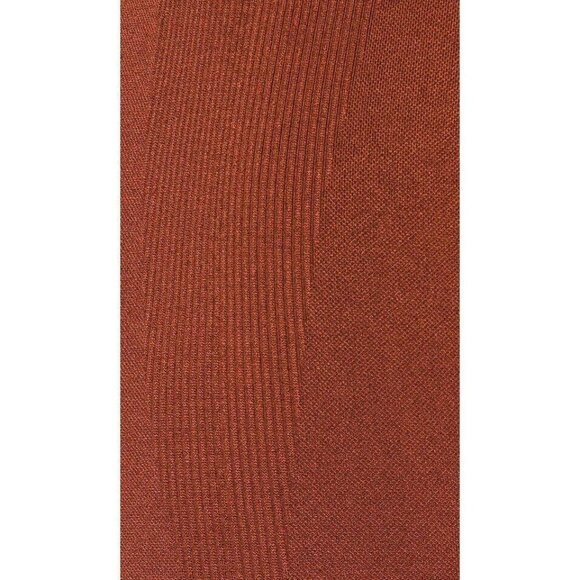 WEWOREWHAT Cinnamon Stick Brown Seamless Knit V-Neck Sports Bra Top, Size L - Picture 4 of 14